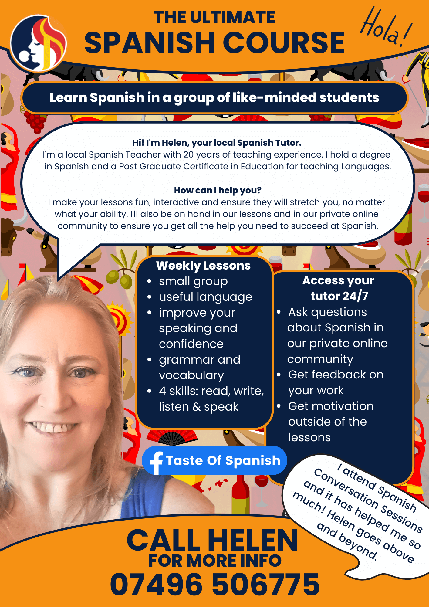 Face To Face Spanish Group Lessons Monthly Membership - Image 2