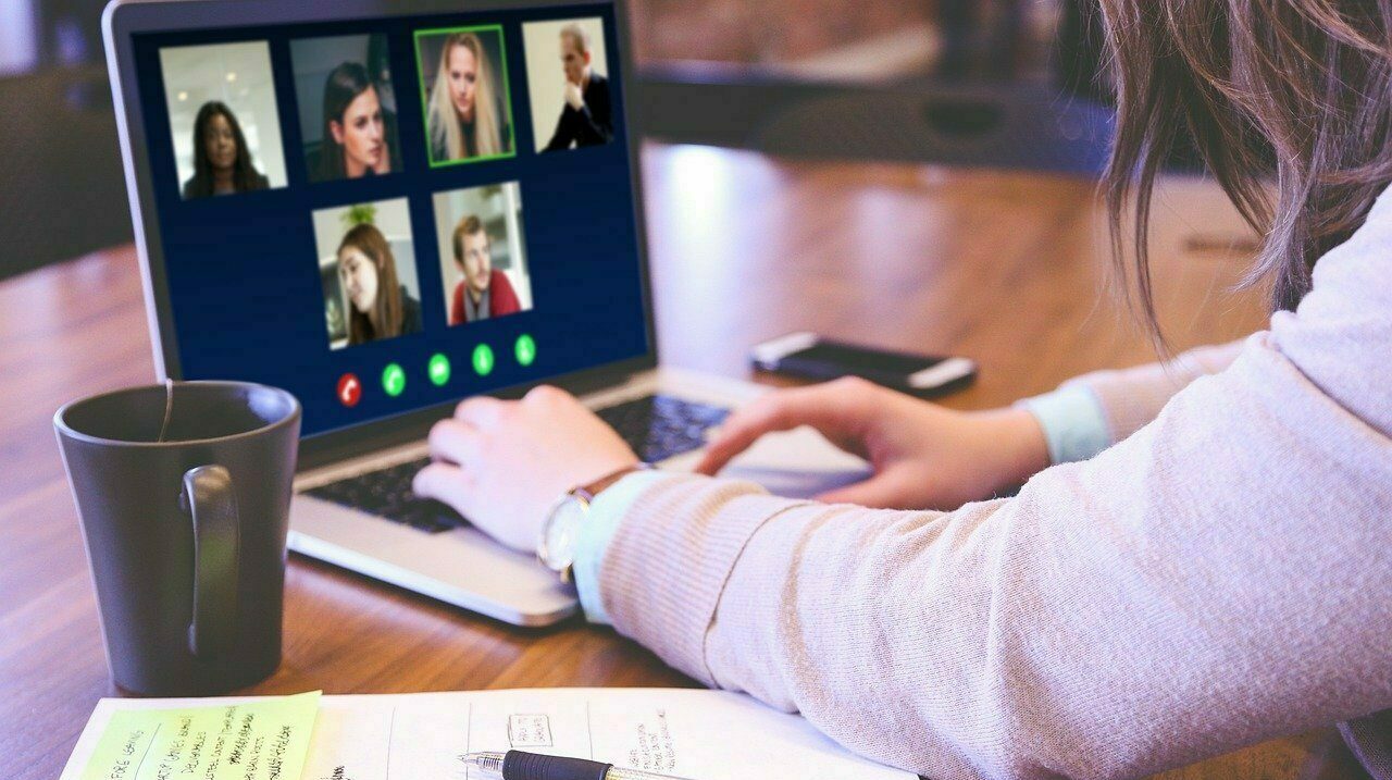 video conference, skype, webinar